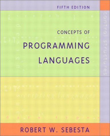 9780201752953: Concepts of Programming Languages: United States Edition