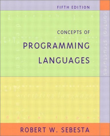 Stock image for Concepts of Programming Languages for sale by ThriftBooks-Atlanta