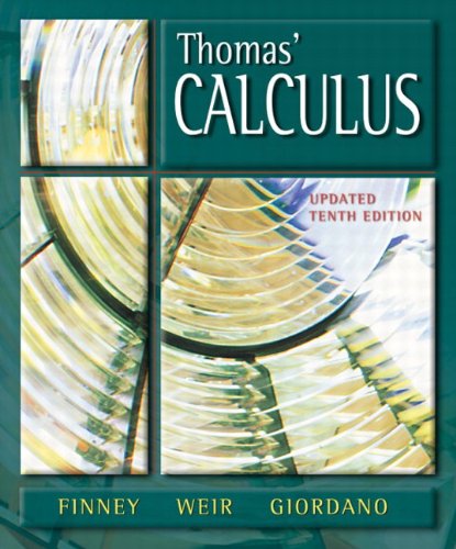 Beispielbild fr Thomas' Calculus zum Verkauf von Better World Books