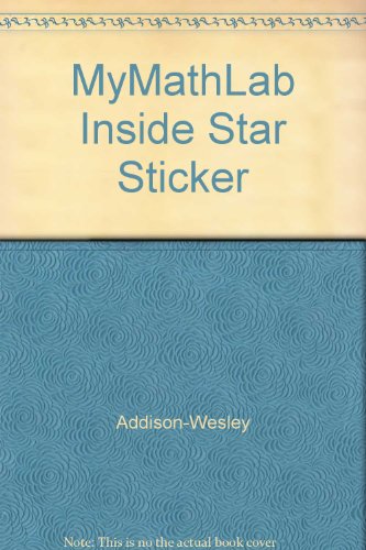 MyMathLab Inside Star Sticker (9780201758184) by Pearson Education, . .