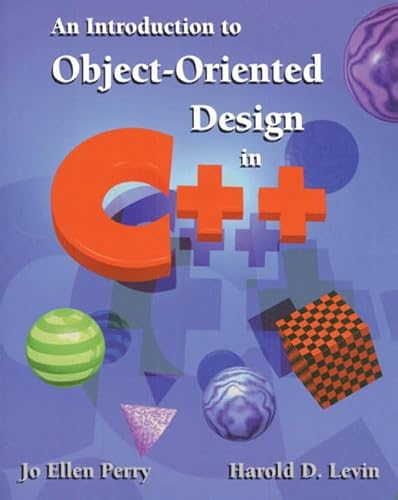 Imagen de archivo de An Introduction to Object-Oriented Design in C++ a la venta por Better World Books