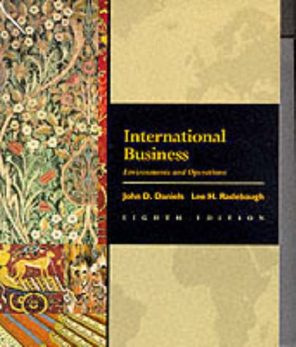 Imagen de archivo de International Business: Environments and Operations (International student editions) a la venta por AwesomeBooks