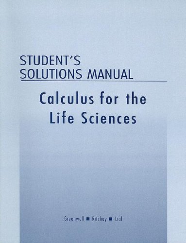 Stock image for Calculus for the Life Sciences for sale by Better World Books