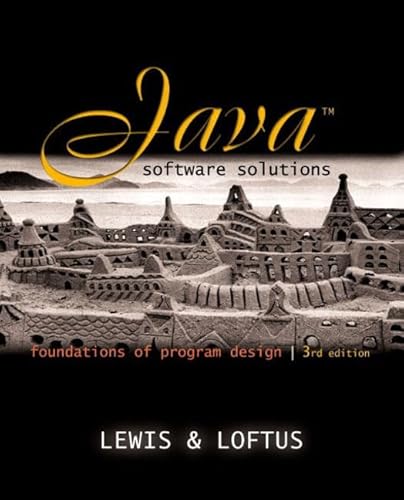 Java Software Solutions: Foundations of Program Design, Update JavaPlace - Lewis, John, Loftus, William