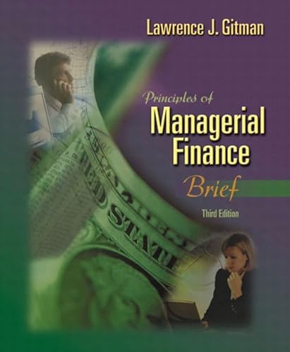 Stock image for Principles of Managerial Finance for sale by Better World Books