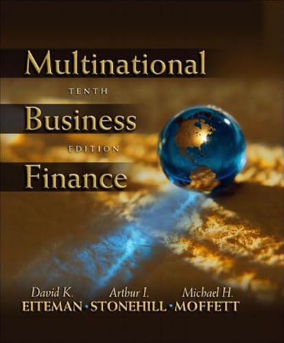 Beispielbild fr Multinational Business Finance, 10th Edition zum Verkauf von Wonder Book