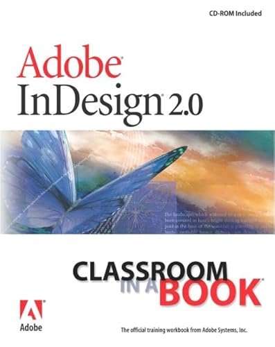 Imagen de archivo de Adobe Indesign 2.0: Classroom in a Book a la venta por SecondSale