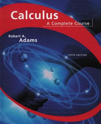 Beispielbild fr Calculus: A Complete Course (5th Edition) zum Verkauf von ThriftBooks-Atlanta