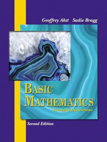 9780201795325: Basic Mathematics through Applications