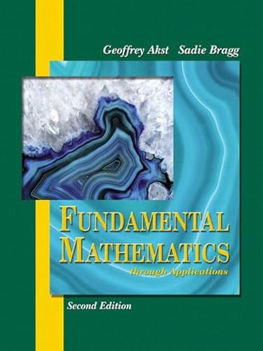 9780201796223: Fundamental Mathematics through Applications (2nd Edition)