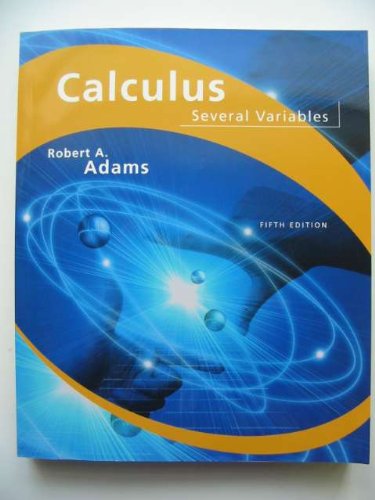 9780201798029: Calculus: Several Variables