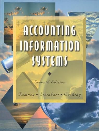 Beispielbild fr Accounting Information Systems zum Verkauf von Better World Books