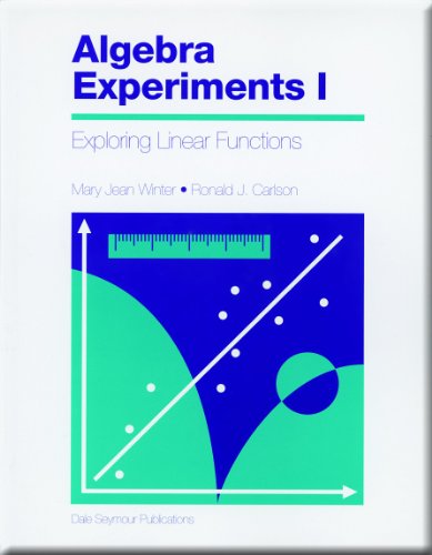 Stock image for Algebra Experiments 1 Exploring Linear Functions for sale by Save With Sam