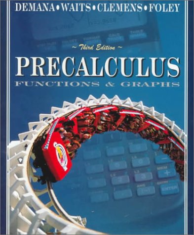 Beispielbild fr Precalculus: Functions and Graphs zum Verkauf von Wonder Book