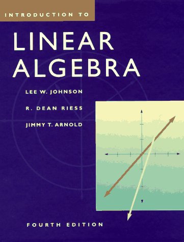 9780201824162: Introduction to Linear Algebra (4th Edition)