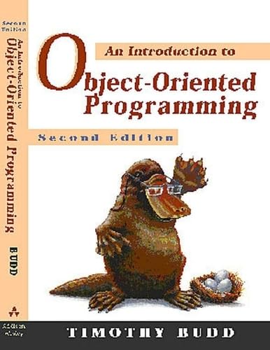 9780201824193: An Introduction to Object-Oriented Programming