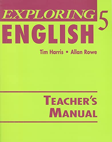 Beispielbild fr Exploring English: Teacher's Resource Manual Bk.5 zum Verkauf von Phatpocket Limited