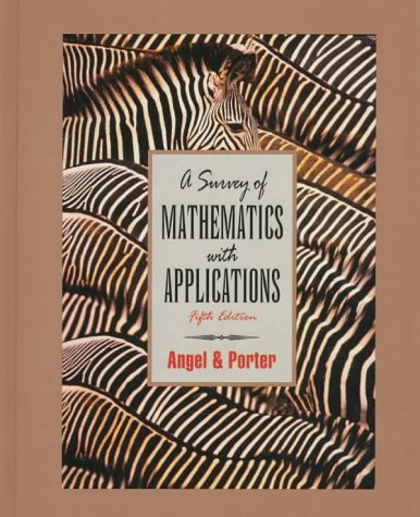 Beispielbild fr A Survey of Mathematics with Applications zum Verkauf von Better World Books