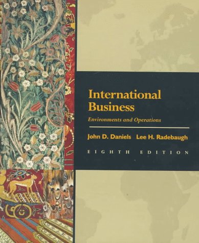 Beispielbild fr International Business: Environments and Operations zum Verkauf von Wonder Book