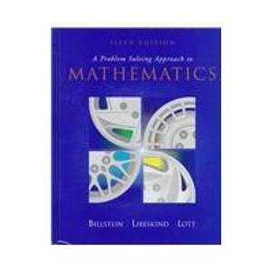 Beispielbild fr A Problem Solving Approach to Mathematics zum Verkauf von Irish Booksellers