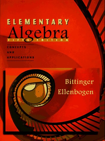 Stock image for Elementary Algebra: Concepts and Applications (5th Edition) for sale by HPB-Red