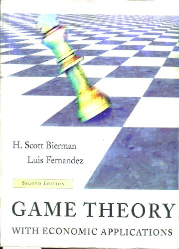 9780201847581: Game Theory with Economic Applications (2nd Edition)