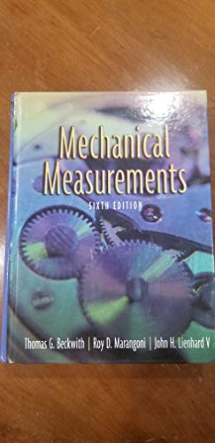 Beispielbild fr Mechanical Measurements zum Verkauf von Textbook Campus