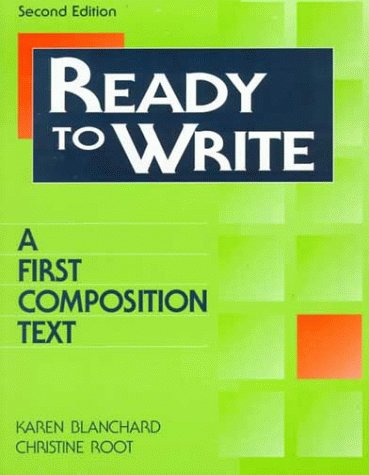 Imagen de archivo de Ready to Write : A First Composition Text a la venta por Better World Books