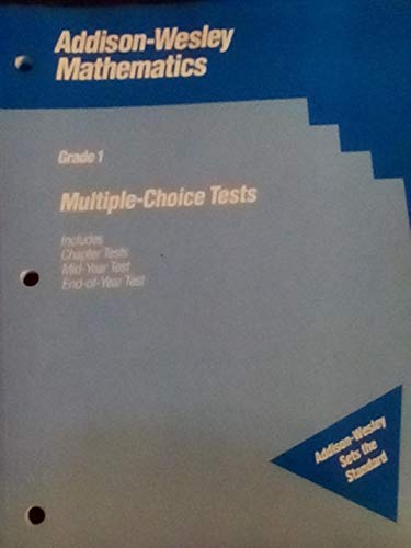 Stock image for Multiple-Choice Tests (Scott Foresman - Addison Wesley Math, Grade 1) for sale by Dailey Ranch Books