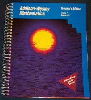 9780201866773: Addison-Wesley Mathematics (Volume 1 Chapters 1-7)
