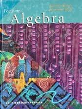 Imagen de archivo de Addison Wesley Secondary Math: Focus on Algebra a la venta por The Book Cellar, LLC