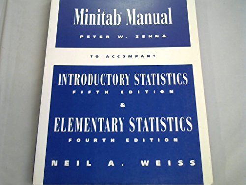 9780201883244: Minitab Lab Manual