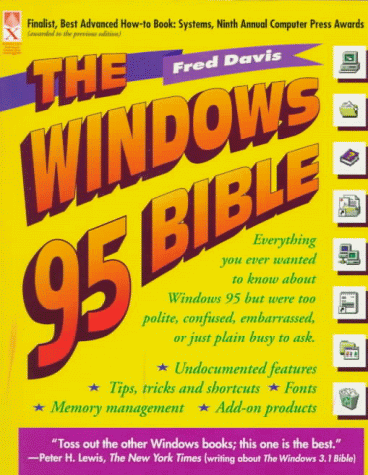 Imagen de archivo de The Windows 95 Bible a la venta por a2zbooks