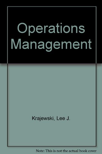 9780201889505: Operations Management