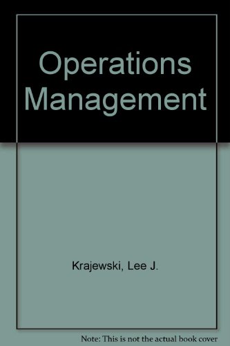 Stock image for Operations Management for sale by Better World Books