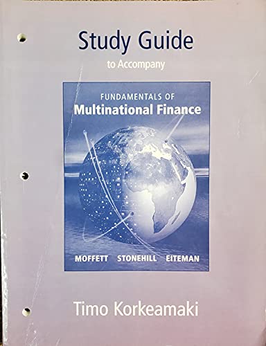 Imagen de archivo de Fundamentals of Multinational Finance a la venta por Iridium_Books