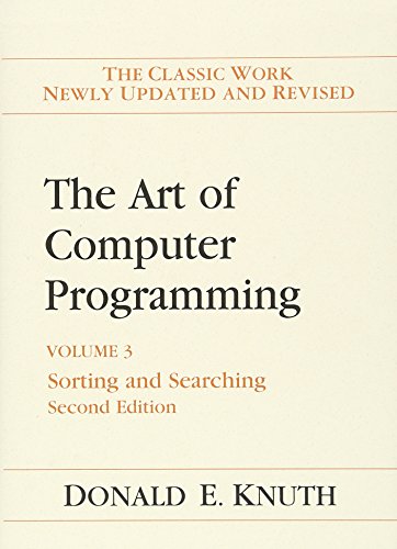 Beispielbild fr The Art of Computer Programming: Volume 3: Sorting and Searching (2nd Edition) zum Verkauf von Wonder Book