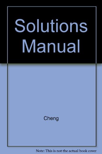 Beispielbild fr Solutions Manual to accompany Fundamentals of Engineering Electromagnetics zum Verkauf von ThriftBooks-Dallas