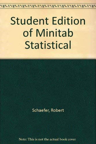 Beispielbild fr Student Edition of Minitab Statistical zum Verkauf von Wonder Book