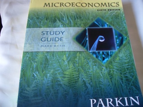 Imagen de archivo de Microeconomics : Study Guide : 6th Edition a la venta por HPB-Red
