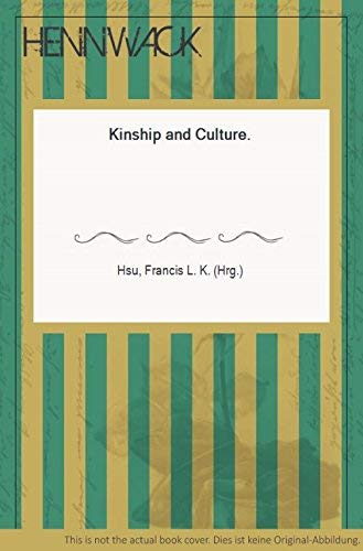 Beispielbild fr Kinship and Culture. zum Verkauf von N. Fagin Books