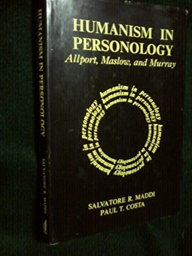 9780202250892: Humanism in personology: Allport, Maslow, and Murray