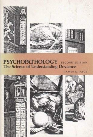 Beispielbild fr Psychopathology : The Science of Understanding Deviance zum Verkauf von Better World Books