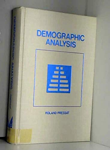 Imagen de archivo de Demographic Analysis: Methods Results Applications a la venta por SecondSale