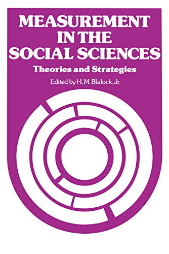 9780202302720: Measurement in the Social Sciences: Theories and Strategies (Observations)