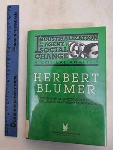 Beispielbild fr Industrialization as an Agent of Social Change zum Verkauf von Blackwell's
