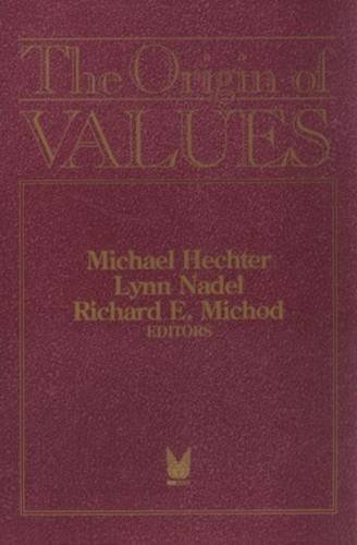 Imagen de archivo de The Origin of Values (Sociology & Economics Series) a la venta por Books-R-Keen