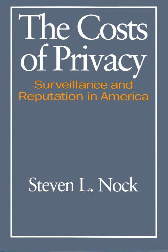 The Costs of Privacy: Surveillance and Reputation in America (Social Institutions and Social Change Series) (9780202304557) by Nock, Steven