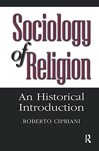 9780202305912: Sociology of Religion: An Historical Introduction