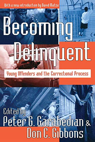 Imagen de archivo de Becoming Delinquent: Young Offenders And the Correctional Process a la venta por Revaluation Books